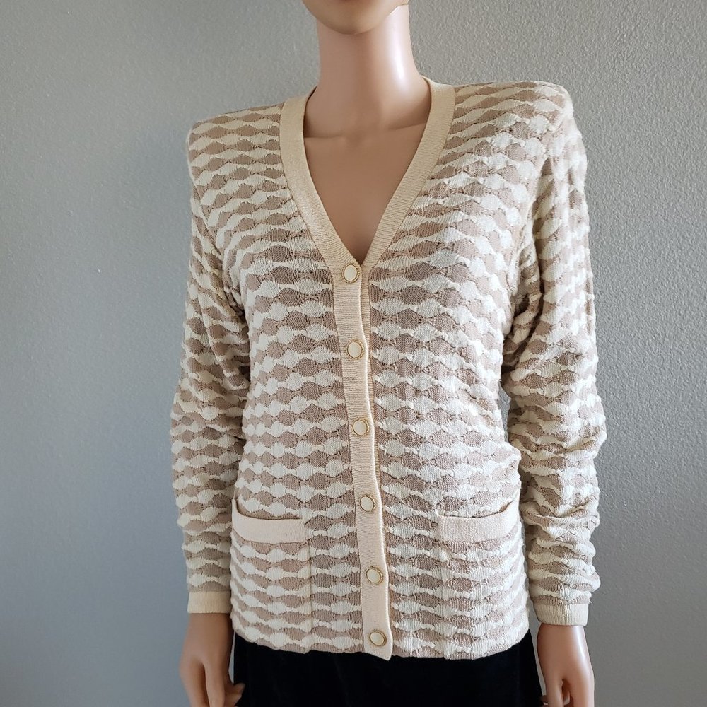 Vintage ST JOHN by Marie Gray for Neiman Marcus Santana Knit Blazer Sz 4 S